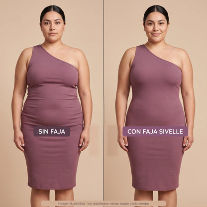 Faja panty posparto sin velcro, discreta bajo la ropa