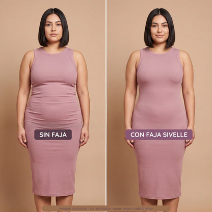 Faja panty posparto sin velcro, discreta bajo la ropa
